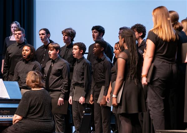 2023 All County Chorus Students Performing